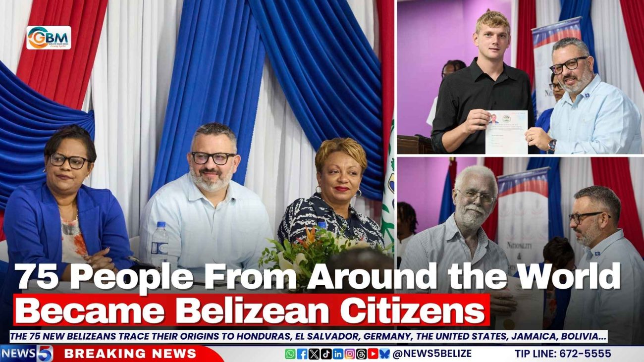 75 People From Around the World Became Belizean Citizens