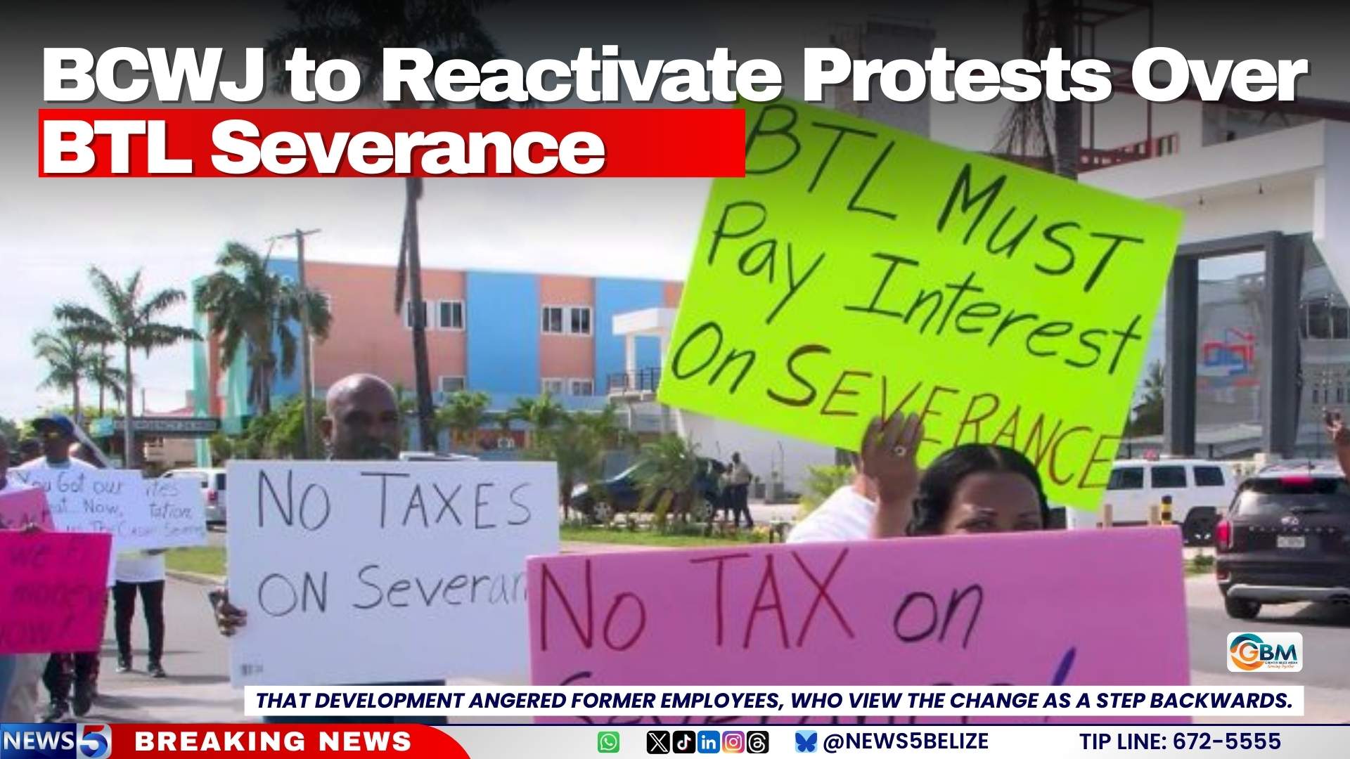 BCWJ to Reactivate Protests Over BTL Severance