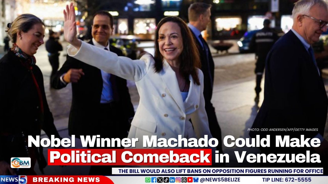 Nobel Winner Machado Could Make Political Comeback in Venezuela