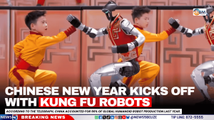 Chinese New Year Kicks Off with Kung Fu Robots