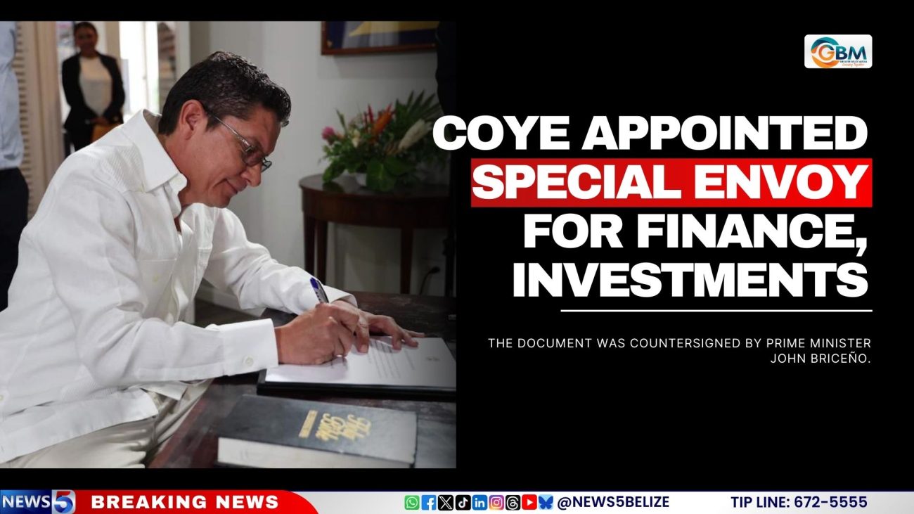 Coye Appointed Special Envoy for Finance and Investments