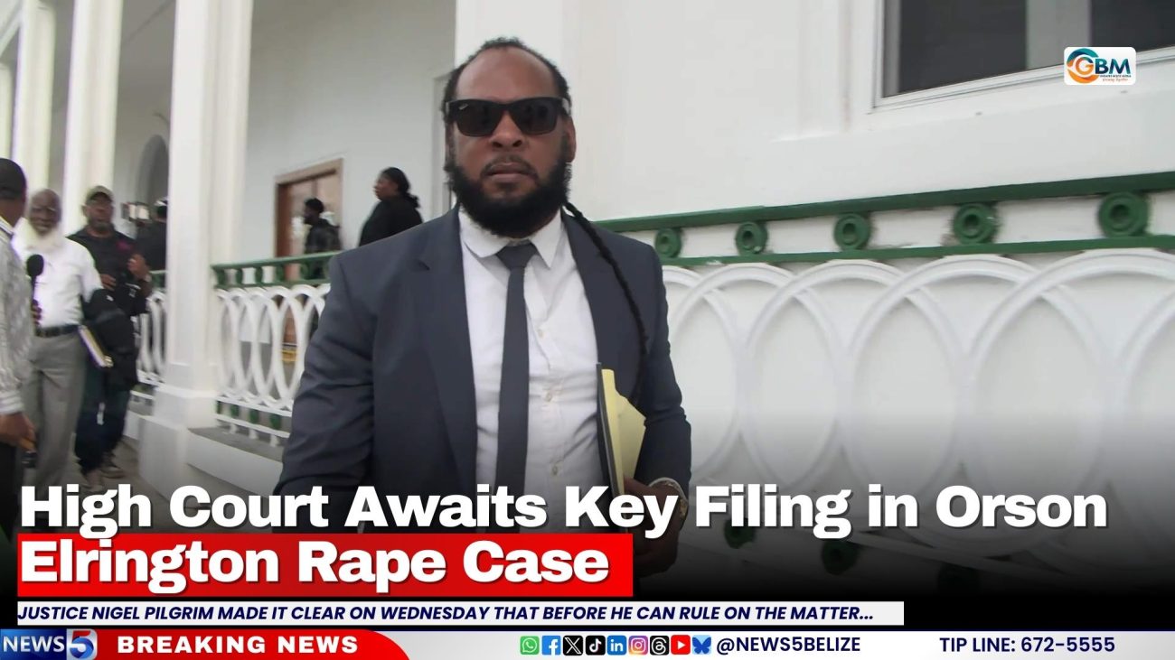 High Court Awaits Key Filing in Orson Elrington Rape Case