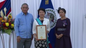 Belize Honors Ambassador Hsu with Order of Distinction