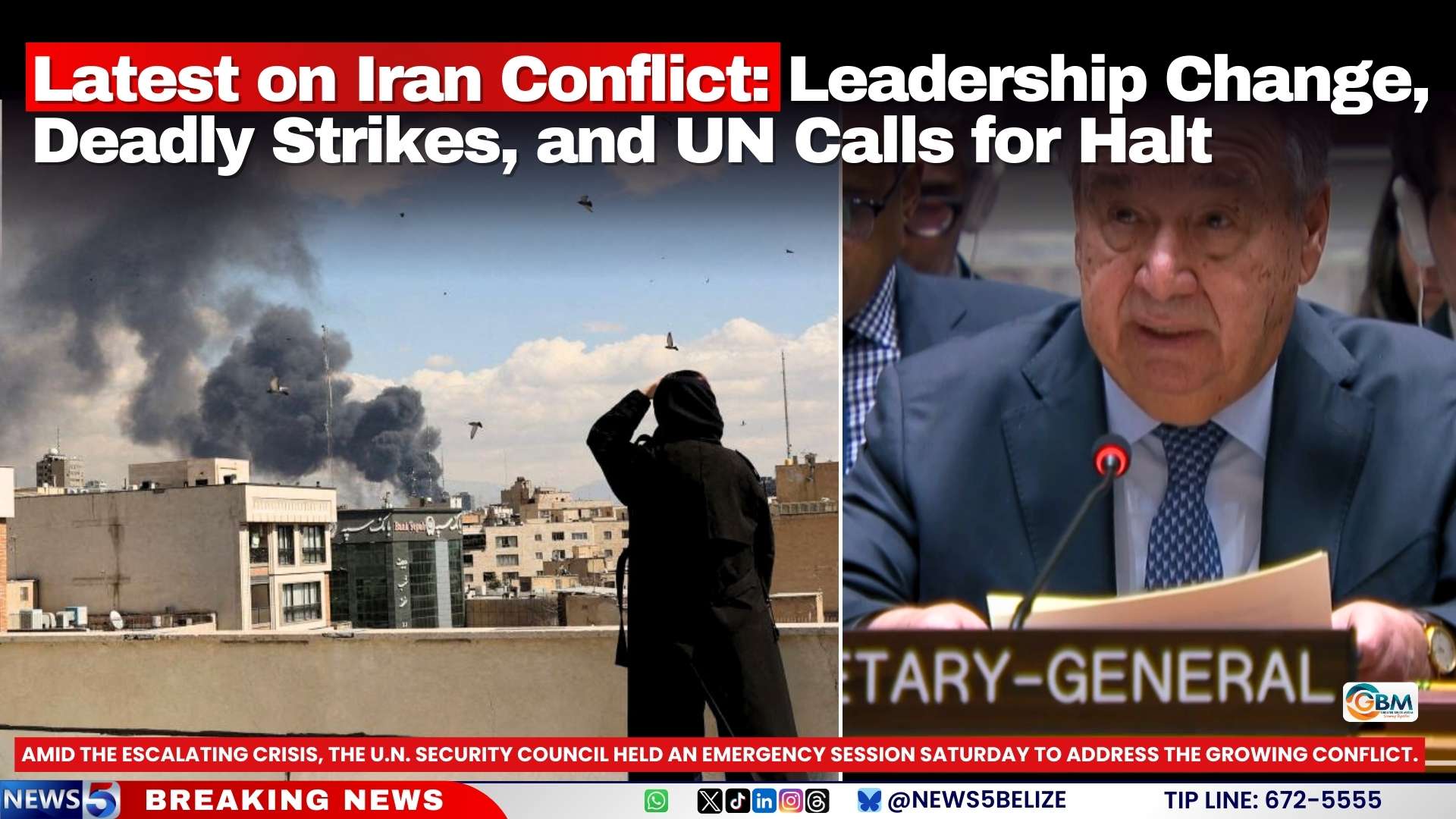 Latest on Iran Conflict: Leadership Change, Deadly Strikes, and UN Calls for Halt