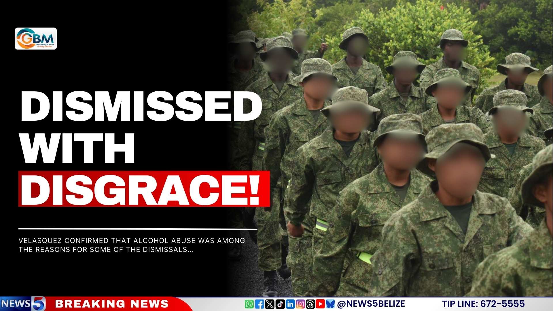 Dismissed with Disgrace!