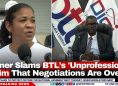 Turner Slams BTL’s 'Unprofessional' Claim That Negotiations Are Over