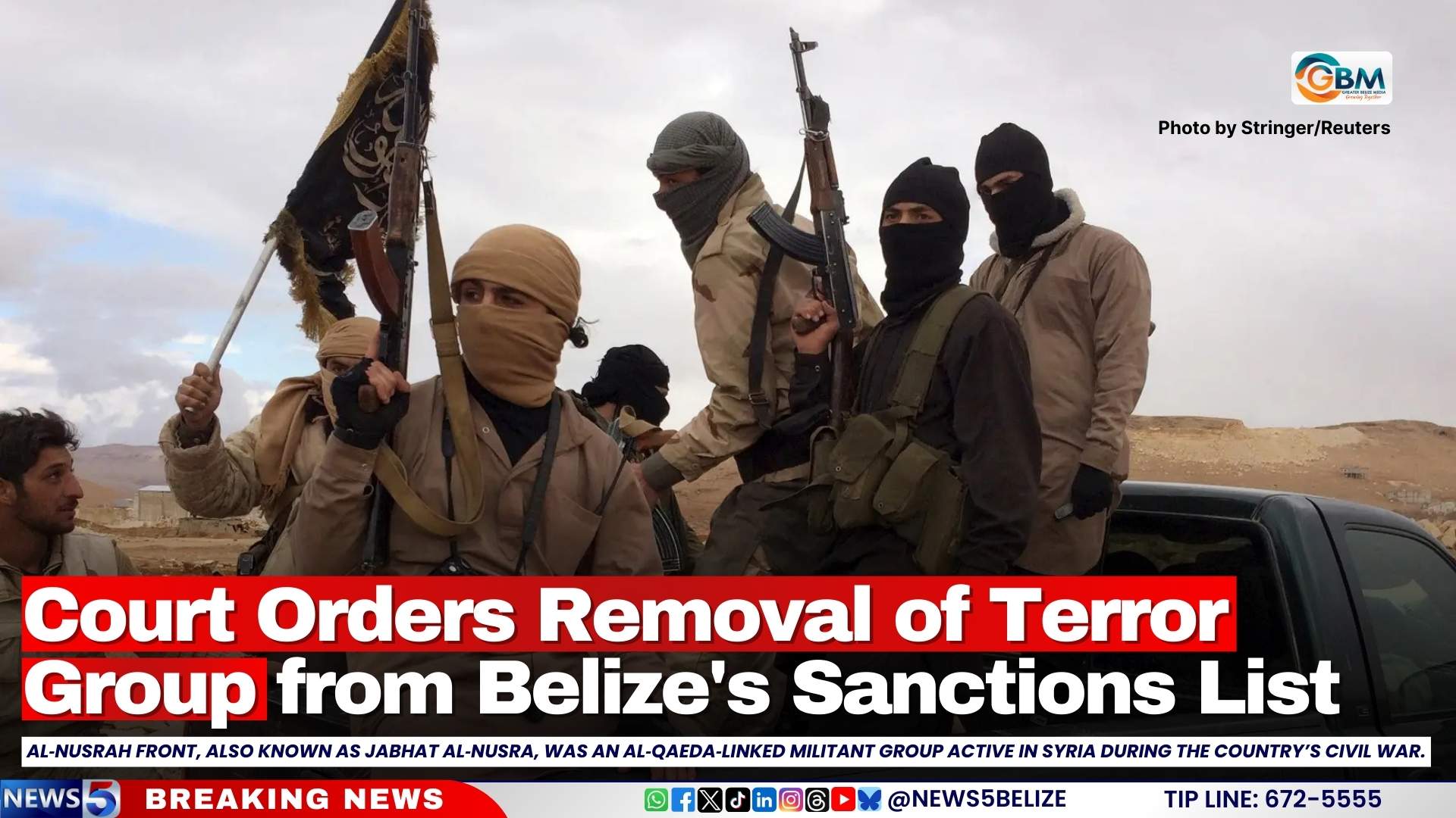 Court Orders Removal of Terror Group from Belize's Sanctions List