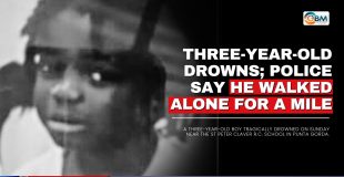 Three-Year-Old Drowns; Police Say He Walked Alone for a Mile