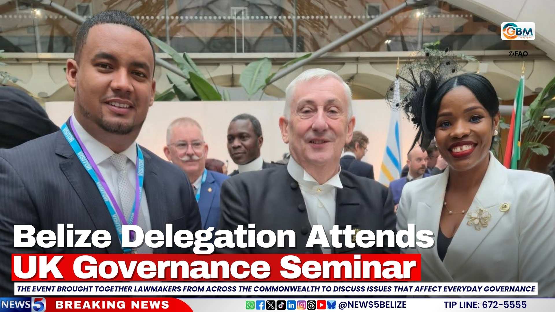 Belize Delegation Attends UK Governance Seminar