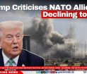Trump Criticises NATO Allies for Declining to Help