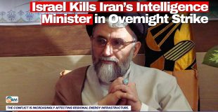 Israel Kills Iran’s Intelligence Minister in Overnight Strike