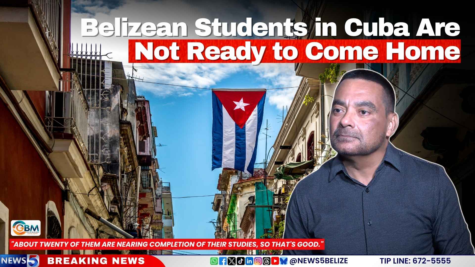Belizean Students in Cuba Are Not Ready to Come Home