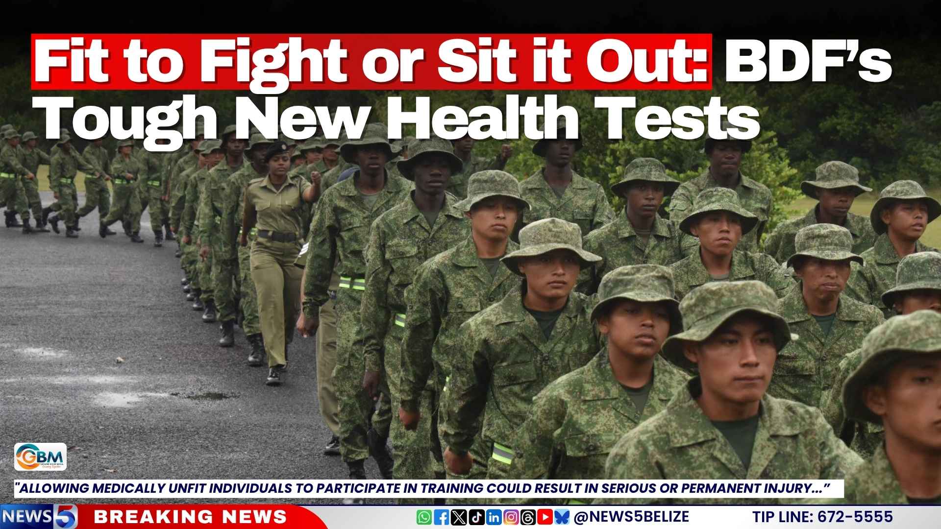 Fit to Fight or Sit it Out: BDF’s Tough New Health Tests