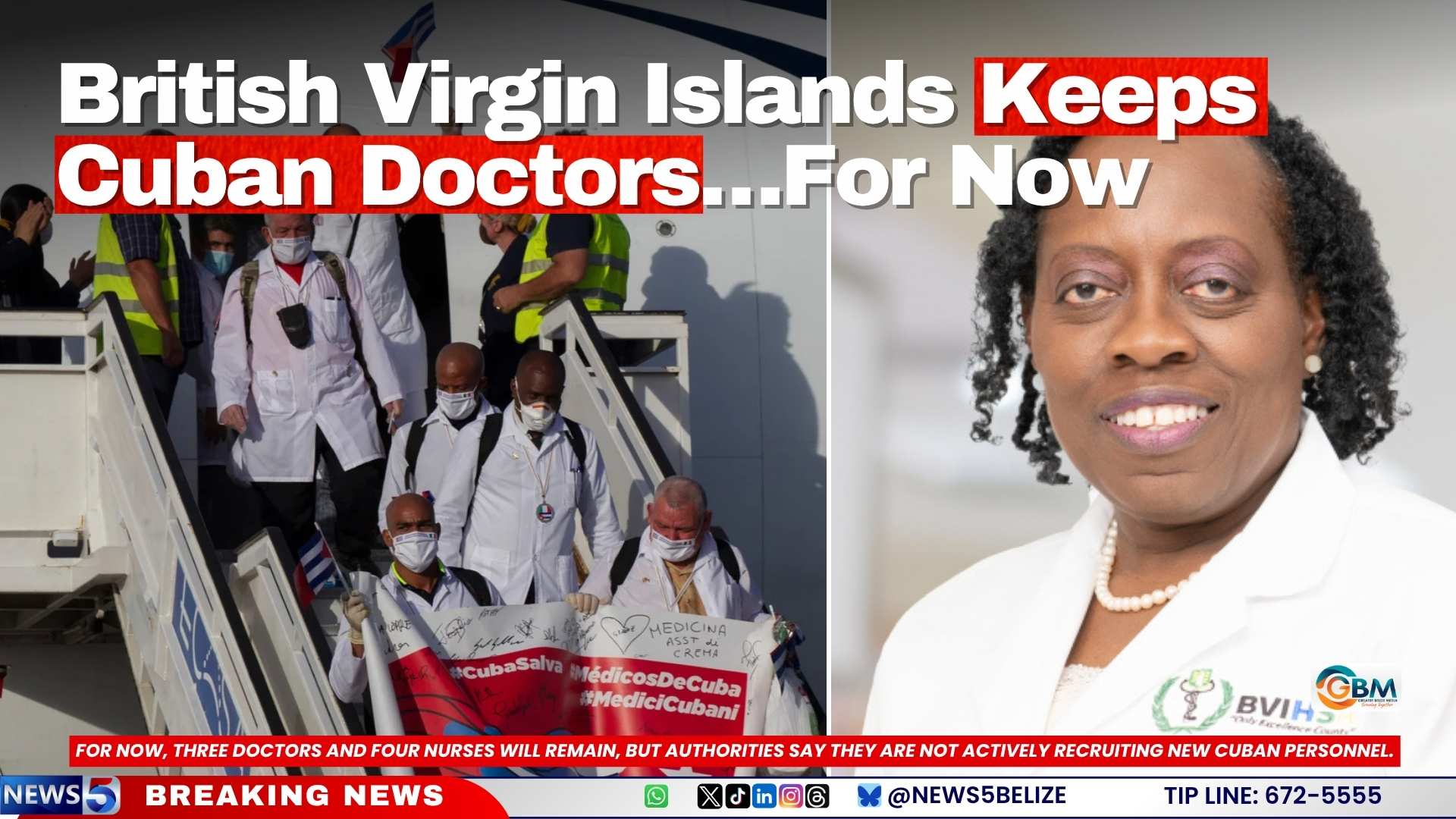 British Virgin Islands Keeps Cuban Doctors…For Now