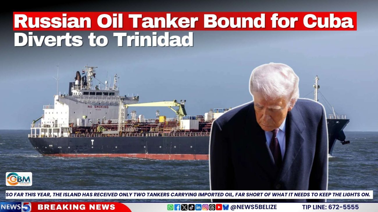Russian Oil Tanker Bound for Cuba Diverts to Trinidad