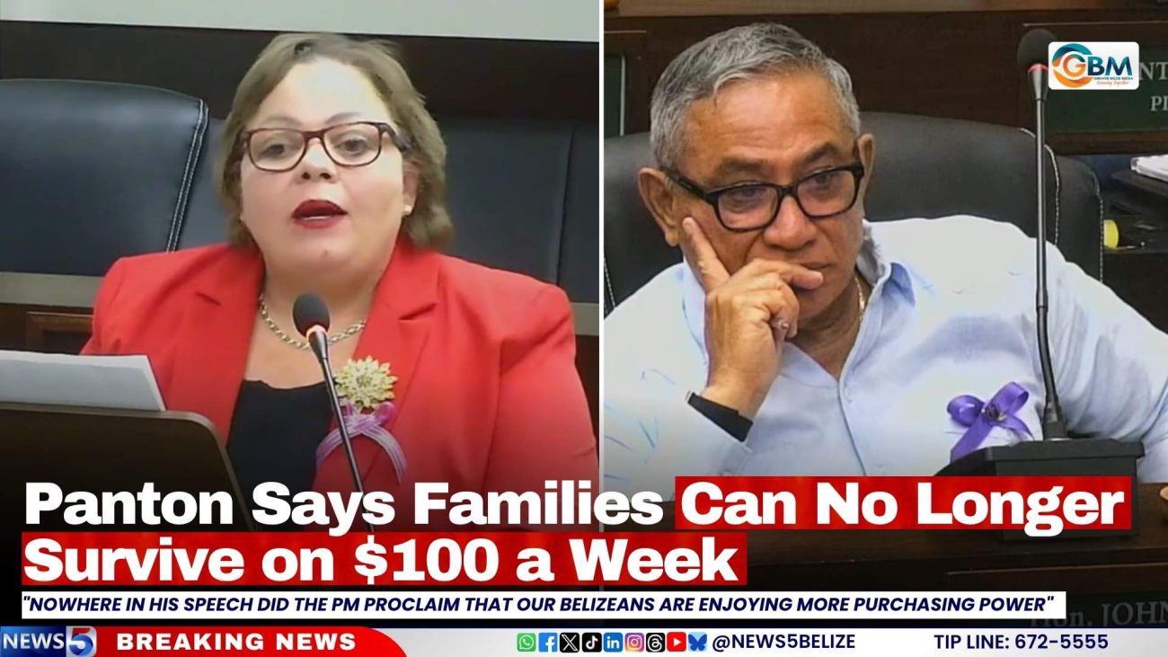 Panton Says Families Can No Longer Survive on $100 a Week