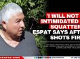 'I Will Not Be Intimidated by Squatters,' Espat Says After Shots Fired
