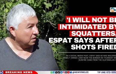 'I Will Not Be Intimidated by Squatters,' Espat Says After Shots Fired