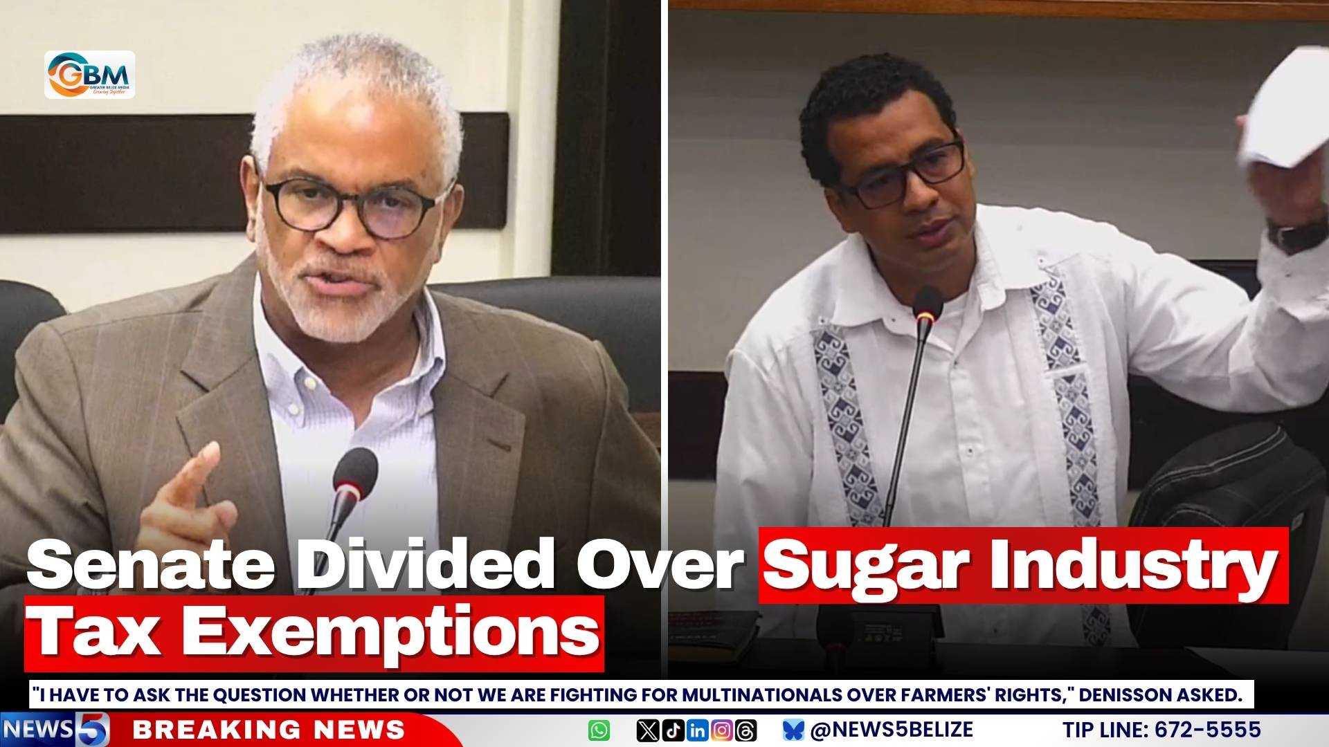 Senate Divided Over Sugar Industry Tax Exemptions