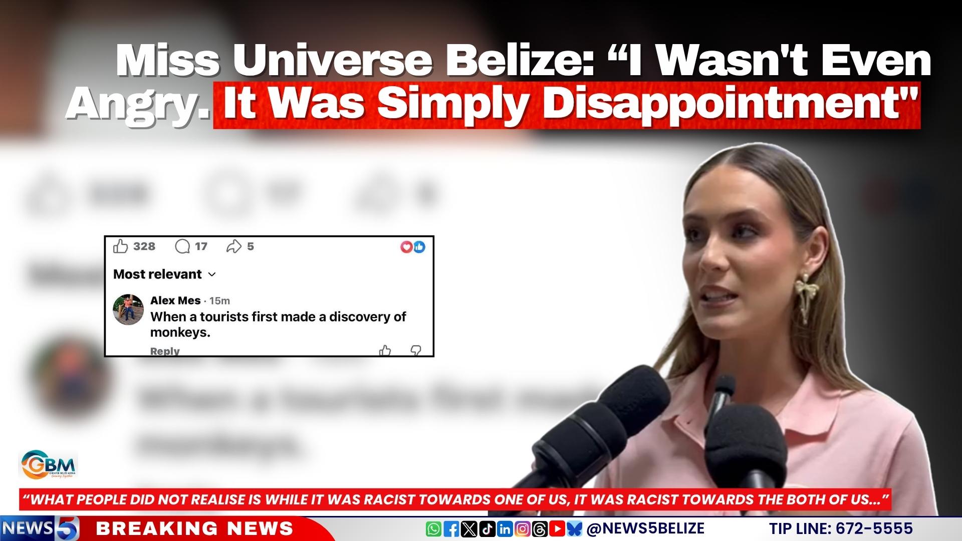 Miss Universe Belize: “I Wasn't Even Angry. It Was Simply Disappointment"