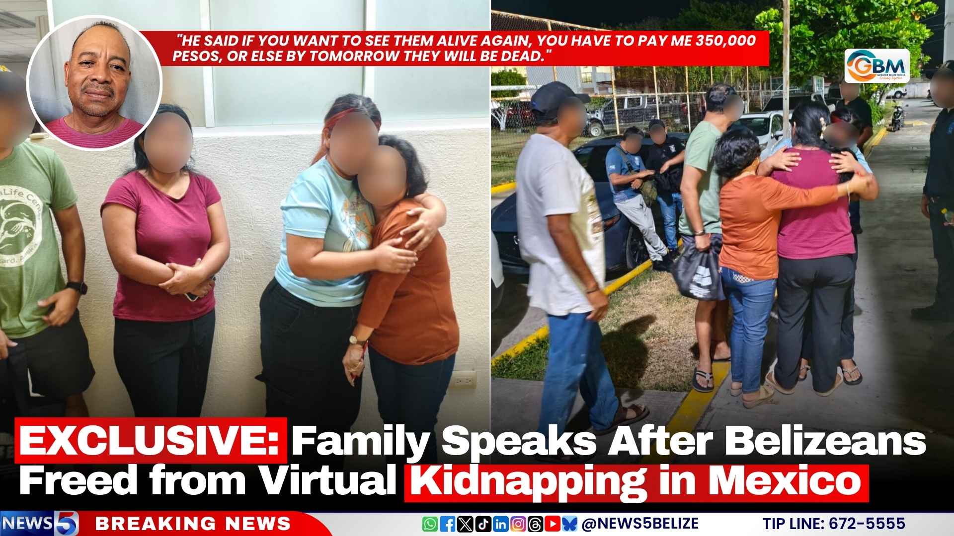EXCLUSIVE: Family Speaks After Belizeans Freed from Virtual Kidnapping in Mexico