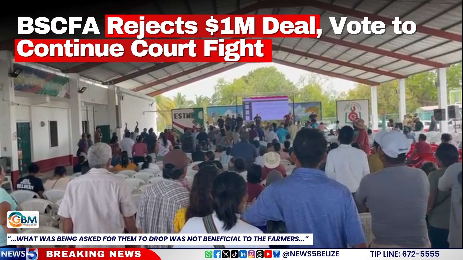 BSCFA Rejects $1M Deal, Vote to Continue Court Fight