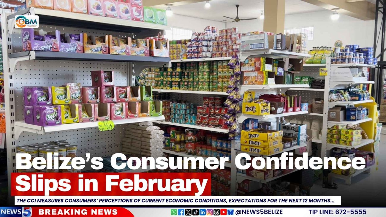 Belize’s Consumer Confidence Slips in February