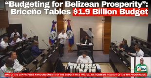“Budgeting for Belizean Prosperity”: Briceño Tables $1.9 Billion Budget