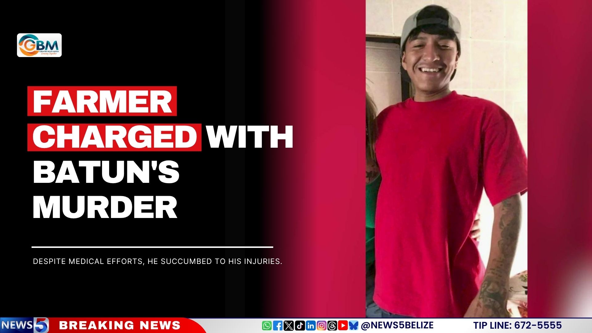 Farmer Charged with Batun's Murder