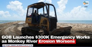 Government Launches $300,000 Emergency Works as Monkey River Erosion Worsens