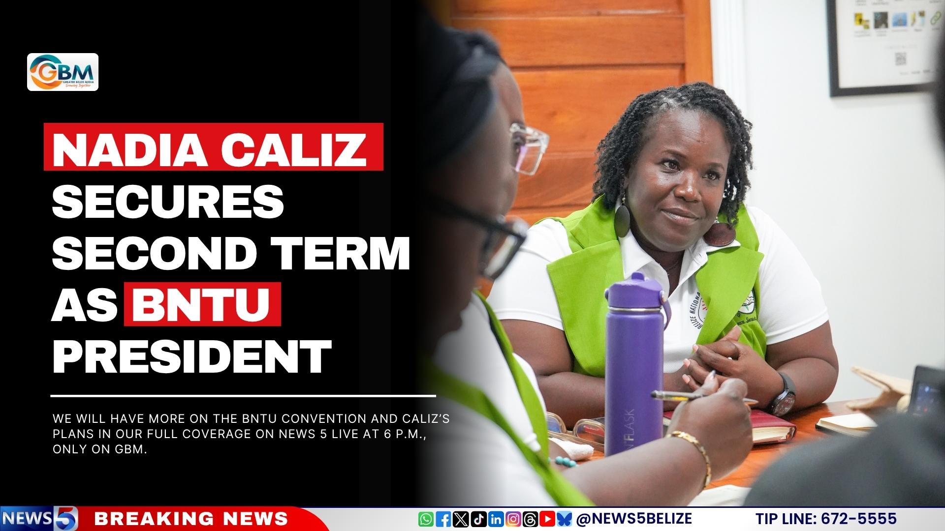 Nadia Caliz Secures Second Term as BNTU President