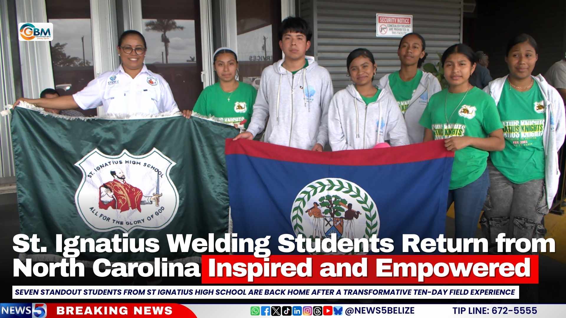 St Ignatius Welding Students Return from North Carolina Inspired and Empowered