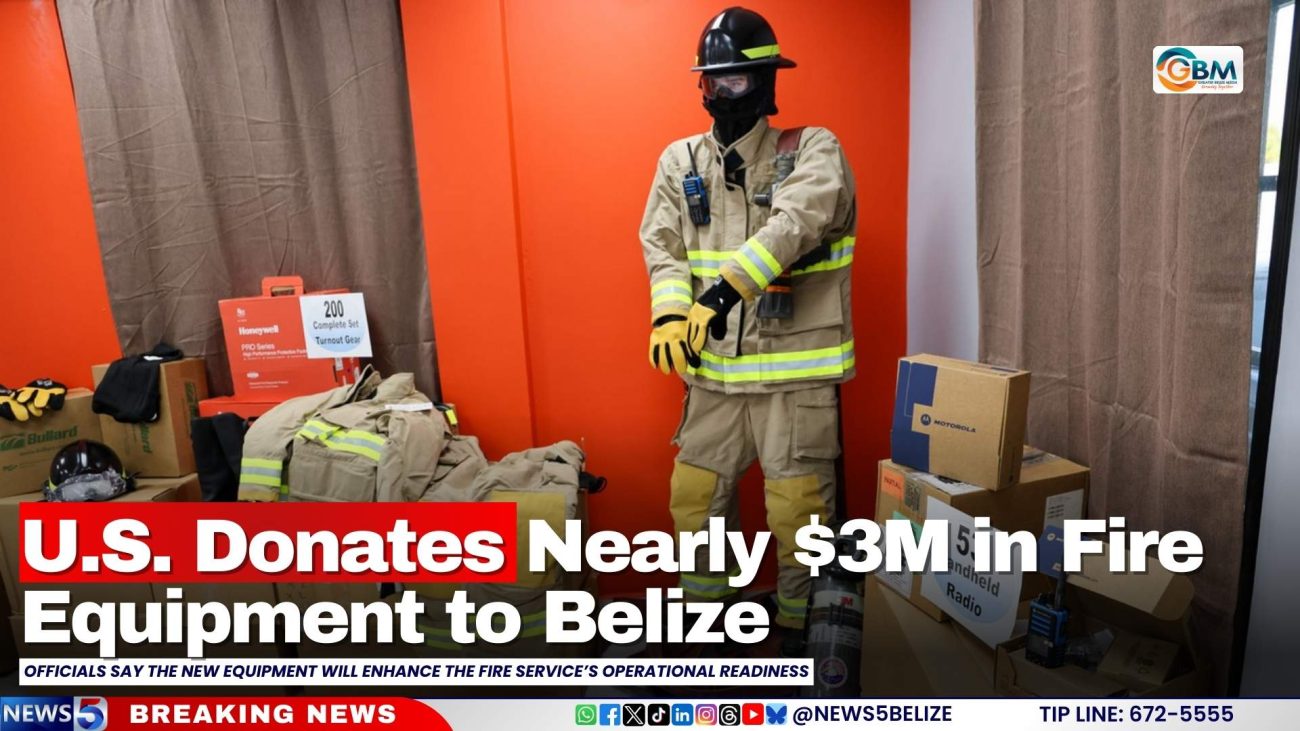 U.S. Donates Nearly $3M in Fire Equipment to Belize