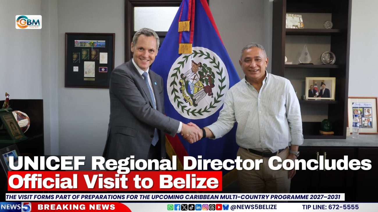 UNICEF Regional Director Concludes Official Visit to Belize
