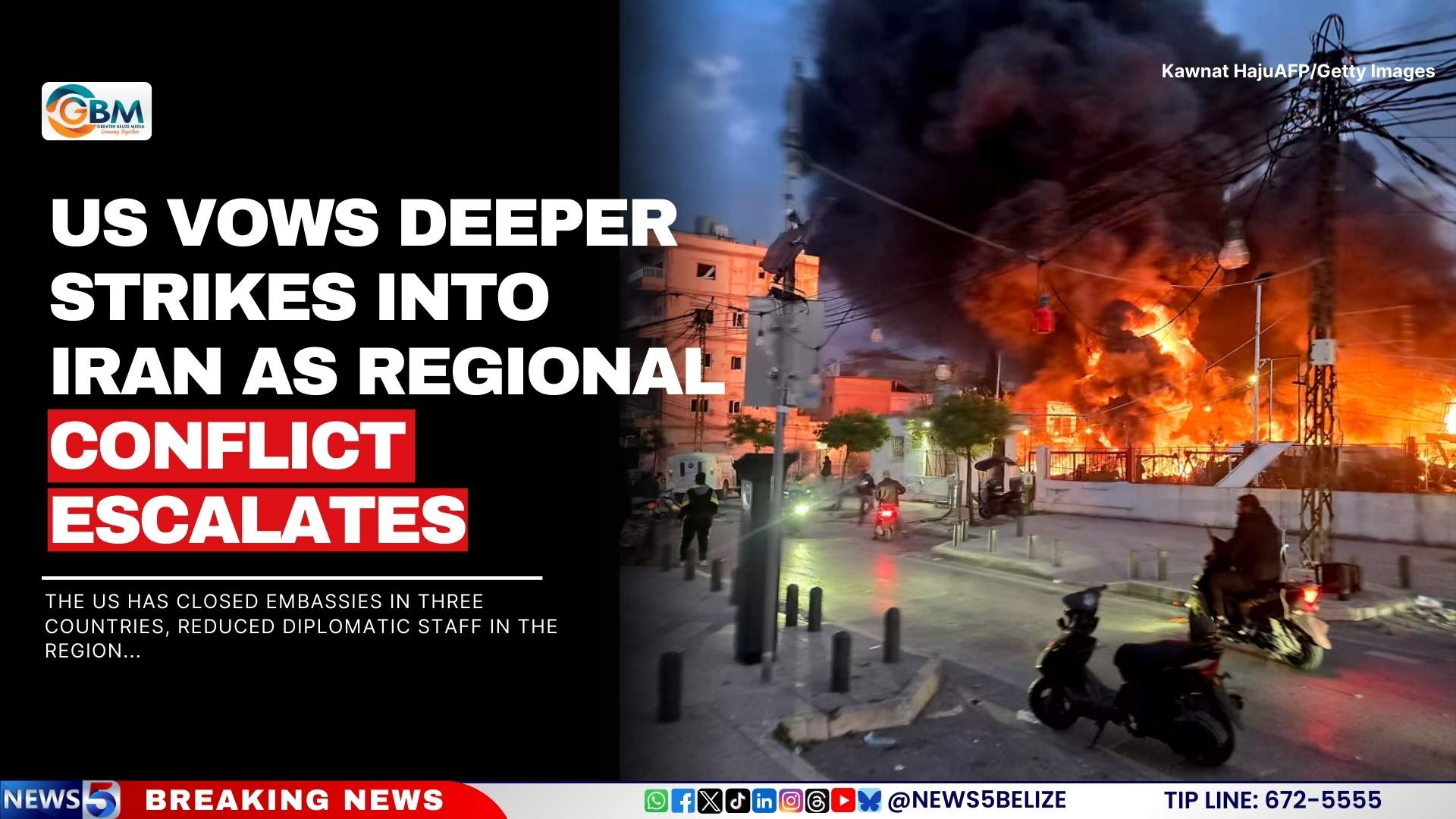 The United States says it will begin striking “progressively deeper” into Iranian territory as military operations expand across the region.