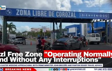 With Easter weekend approaching, both Prime Minister John Briceño and Panton issued travel advice.