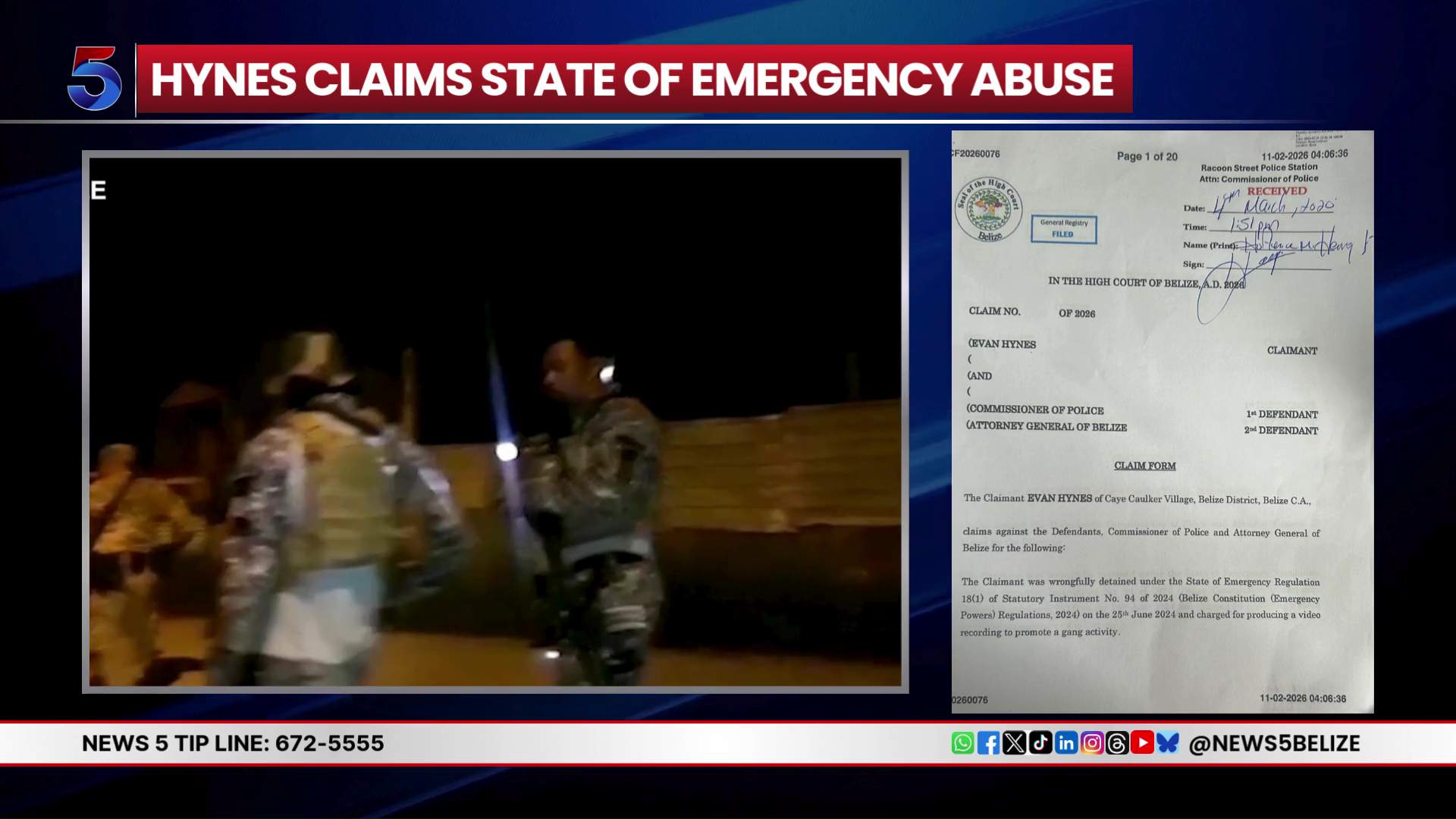 Caye Caulker Man Sues Over Illegal Detention