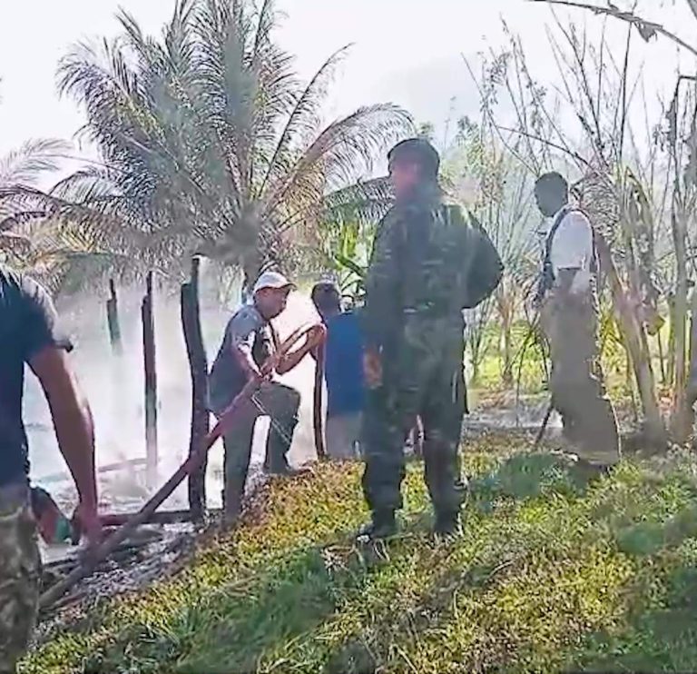 San Felipe Village Unites after Fire Destroys Four Homes