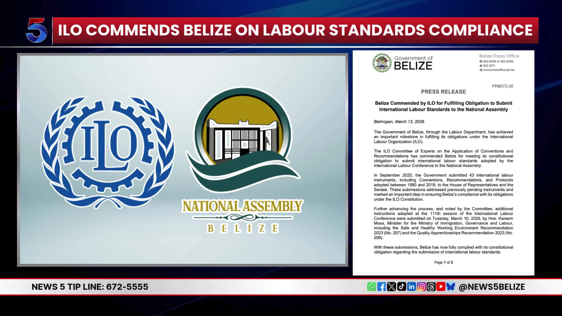 Belize Advances Labor Reform with New Standards