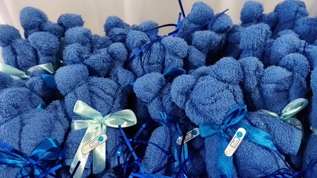 Nation Unites to Stand Against Child Abuse with Blue Teddy