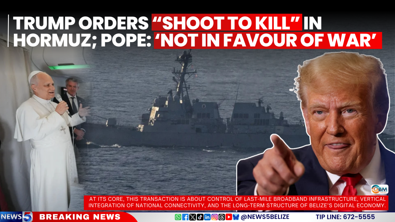 Trump Orders “Shoot to Kill” in Hormuz; Pope: ‘Not in Favour of War’