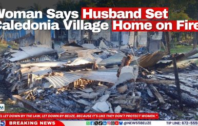Woman Says Husband Set Caledonia Village Home on Fire