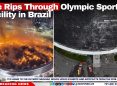 Fire Rips Through Olympic Sports Facility in Brazil