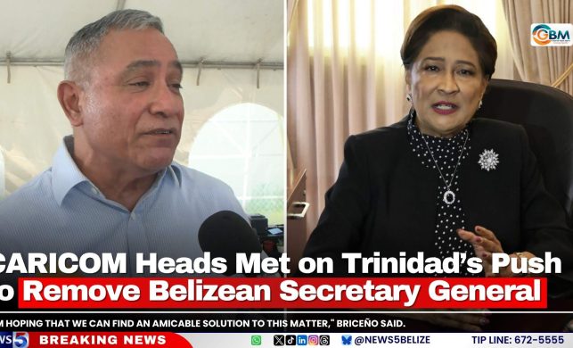 CARICOM Heads Met on Trinidad’s Push to Remove Belizean Secretary General
