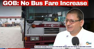 GOB: No Bus Fare Increase