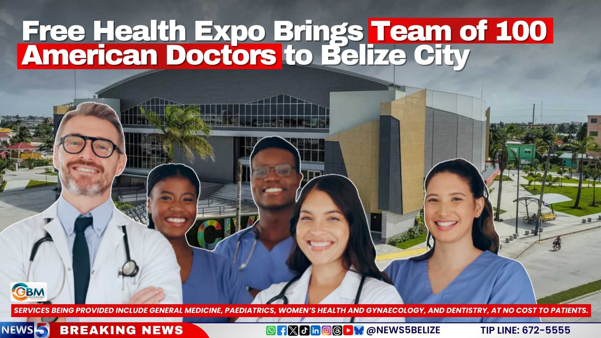 Free Health Expo Brings Team of 100 American Doctors to Belize City
