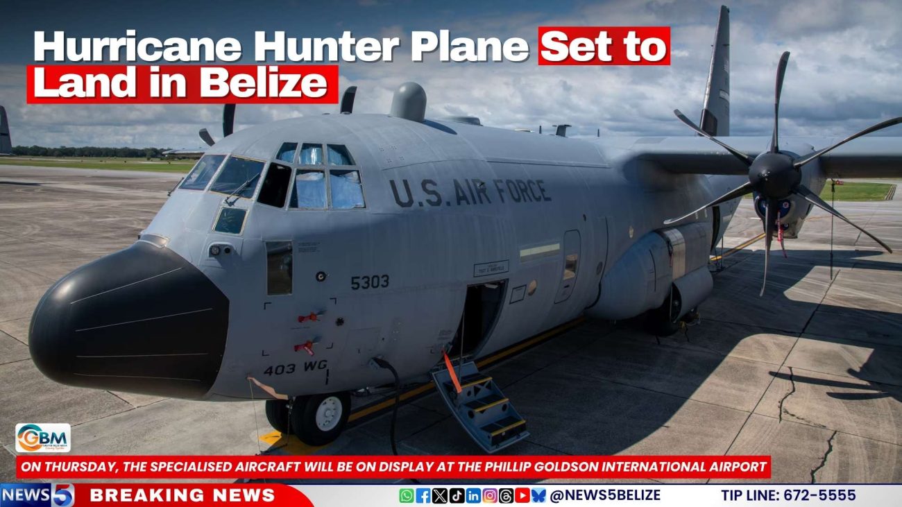 Hurricane Hunter Plane Set to Land in Belize