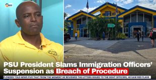 PSU President Slams Immigration Officers’ Suspension as Breach of Procedure