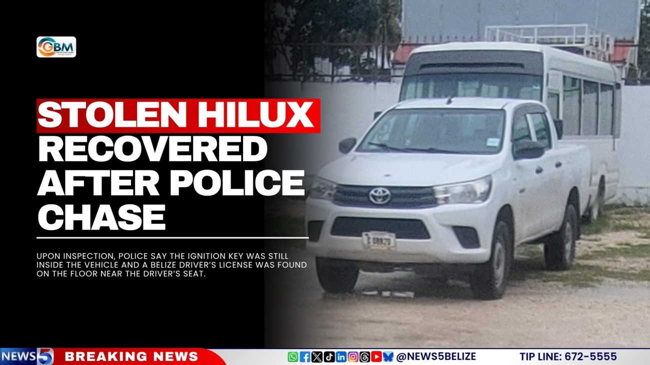 Stolen Hilux Recovered After Police Chase