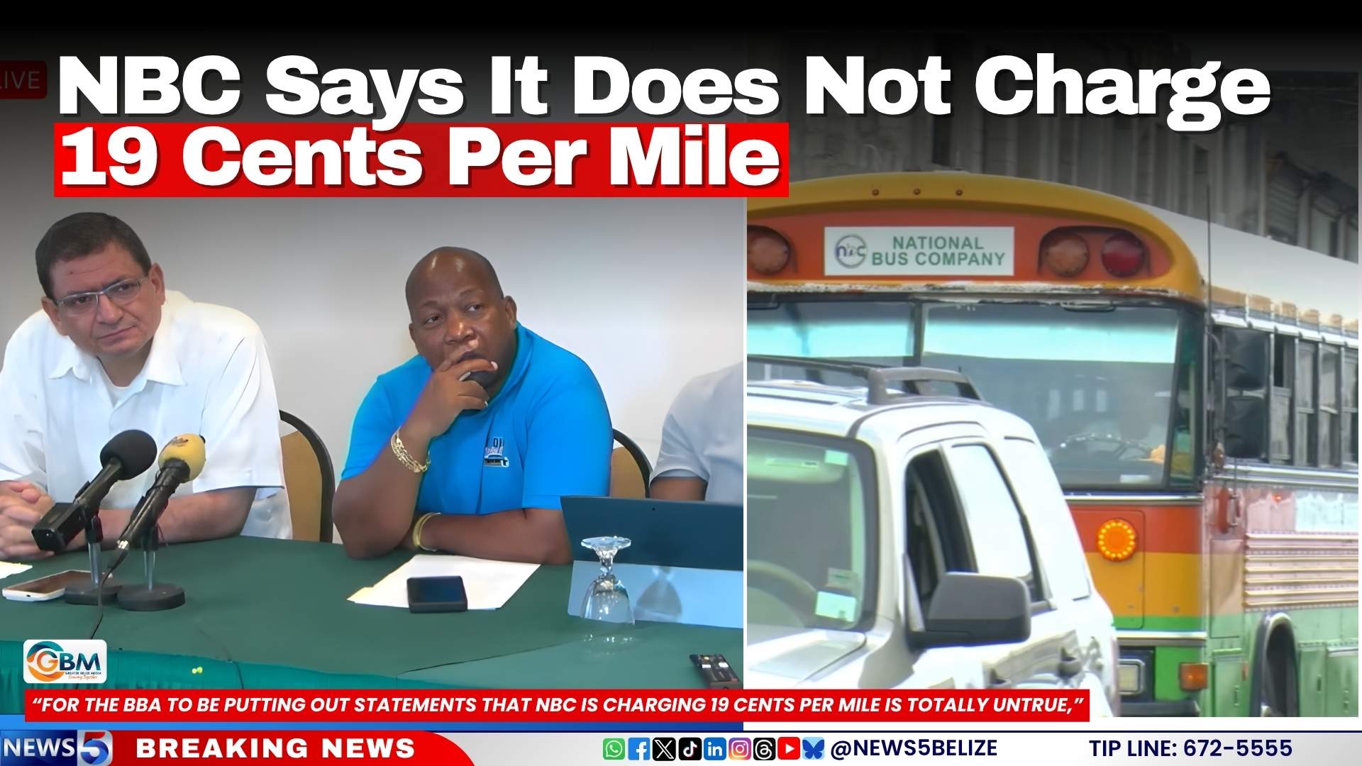 NBC Says It Does Not Charge 19 Cents Per Mile